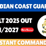 Indian Coast Guard Assistant Commandant Result 2025 Out