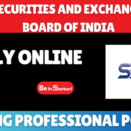 SEBI Recruitment for 91 Young Professional posts