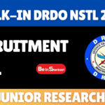 Walk-in DRDO NSTL Junior Research DRDO NSTL JRF Walk in Interview, DRDO Research Fellowship Jobs 2026, DRDO NSTL Visakhapatnam Recruitment