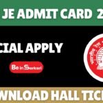 RRB JE Admit Card 2026 Out – Download Hall Ticket