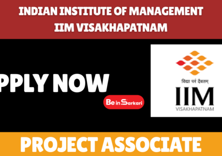 IIM Visakhapatnam Project Associate