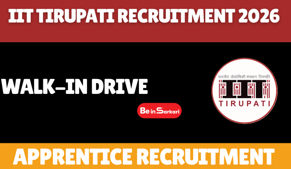 IIT Tirupati recruitment