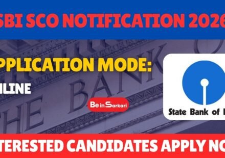 SBI SCO Notification 2026