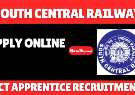 South Central Railway Apprentice Recruitment – Apply Online SOUTH CENTRAL RAILWAY RECRUITMENT