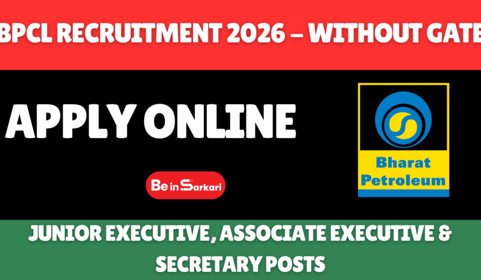BPCL Recruitment 2026