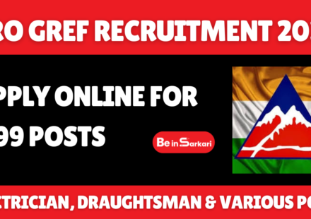 BRO GREF Recruitment 2026