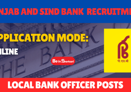 Punjab and Sind Bank Recruitment