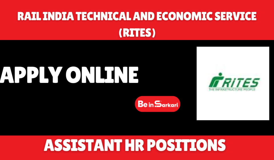 RITES Assistant HR 2026