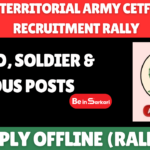 Territorial Army CETF Recruitment rally