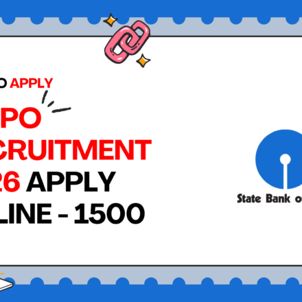 SBI PO Recruitment 2026 Apply Online SBI PO Recruitment 2026 Apply Online for 1500 Probationary Officer Vacancies State Bank of India