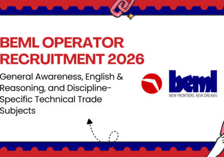 BEML Operator Recruitment 2026 Apply Online for 362 Non-Executive ITI Posts