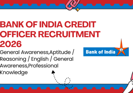 Bank of India Credit Officer Recruitment 2026 Apply Online for 779 Credit Officer Posts