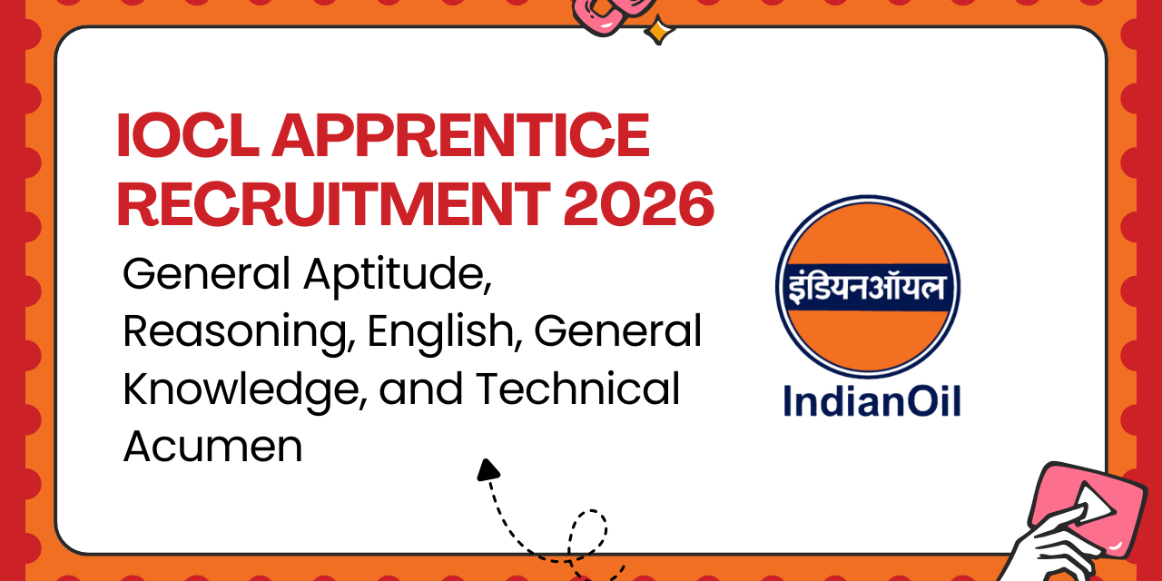IOCL Apprentice Recruitment 2026 Apply Online for 1524 Trade and Technician Apprentice Posts